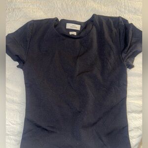 Aritzia Black Contour Top
